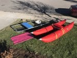 Red Vehicle Boat Sea kayak Kayak